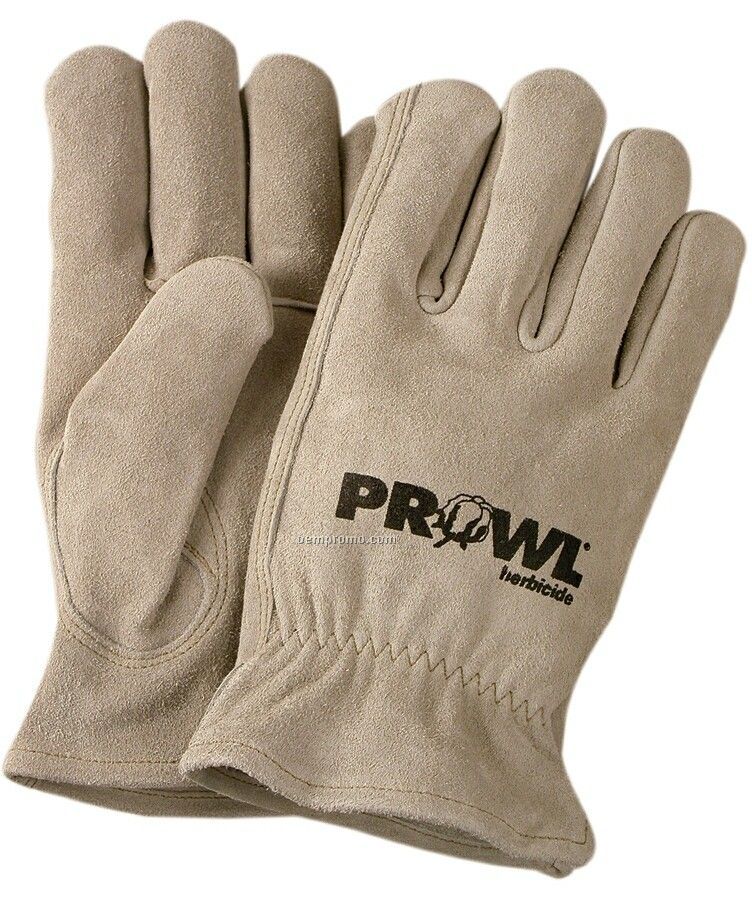 Men's Unlined Select Suede Cowhide Leather Gloves (S-xl)