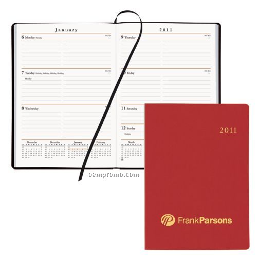 Portable Weekly Desk Planner W/ Flexhide Cover