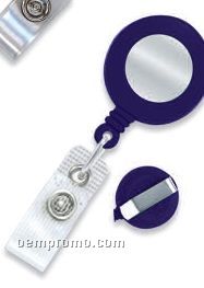 Round Solid Opaque Plastic Badge Reel / Fast Ship