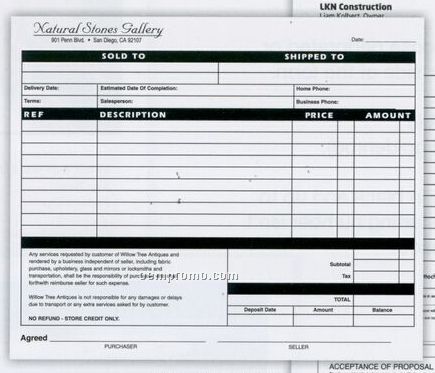 Top Perforated Custom Edge Snap 4 Part Sheets