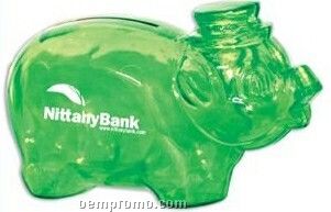 Translucent Green Smash-it Piggy Bank (Imprinted)