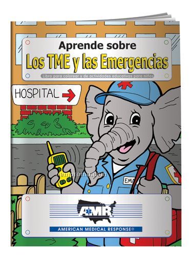 Coloring Book - Learn About Emt's And Emergencies (Spanish)