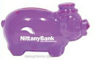 Translucent Purple Smash-it Piggy Bank (Imprinted)