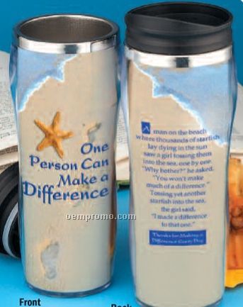 One Person Can Make A Difference Full-color Insulated Tumbler