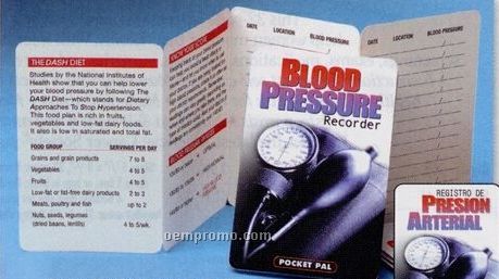 Blood Pressure Recorder Pocket Pal Brochure (Spanish)