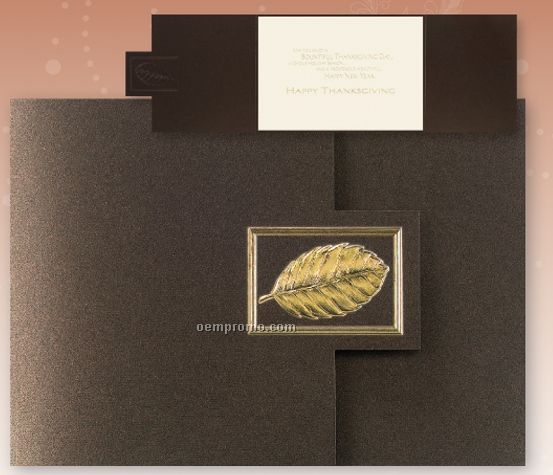 Distinguish Yourself Thanksgiving Card W/ Lined Envelope