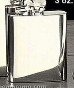 Stainless Steel Chrome Plated Flask (3 Oz.)