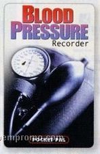 Blood Pressure Recorder Pocket Pal Brochure (English)
