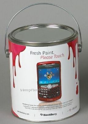 Gallon Paint Can With Handle & Customer Provided Insert