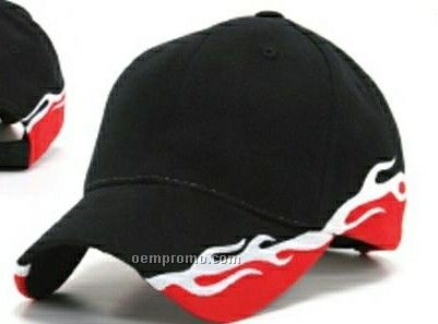 Double Side Flame Cap With Velcro Strap Closure
