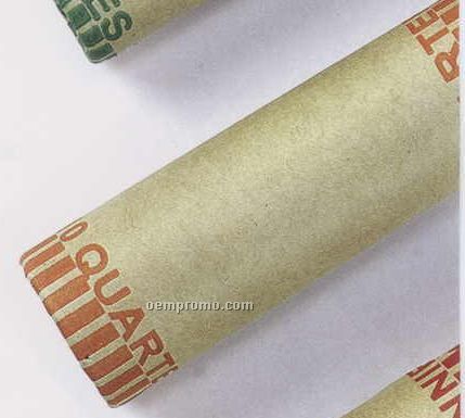 $.25 Bagged Coin Cartridge Wrappers ($10 Roll)