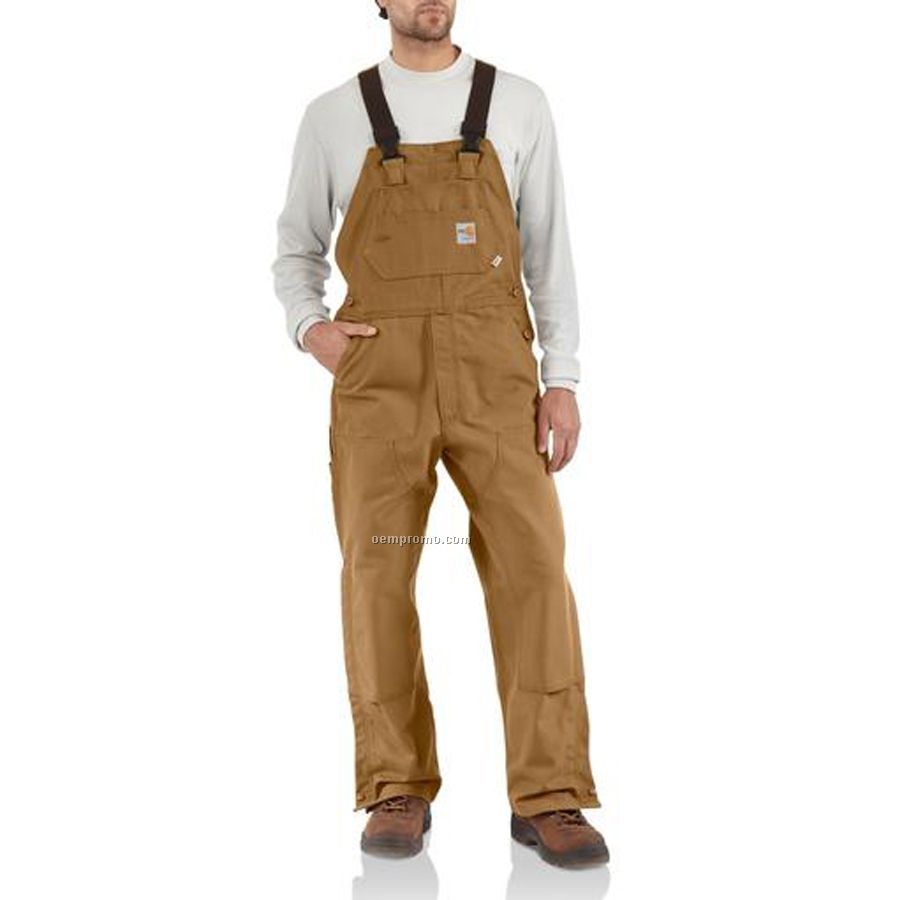 Carhartt Flame Resistant Duck Unlined Bib Overall