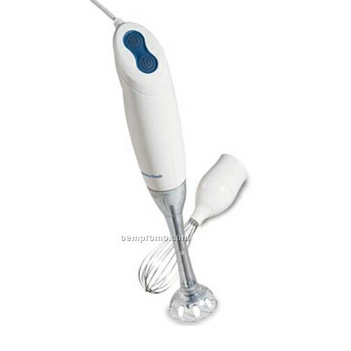 Hamilton Beach White 2 Speed, Blending And Whisk Attachments Hand Blender