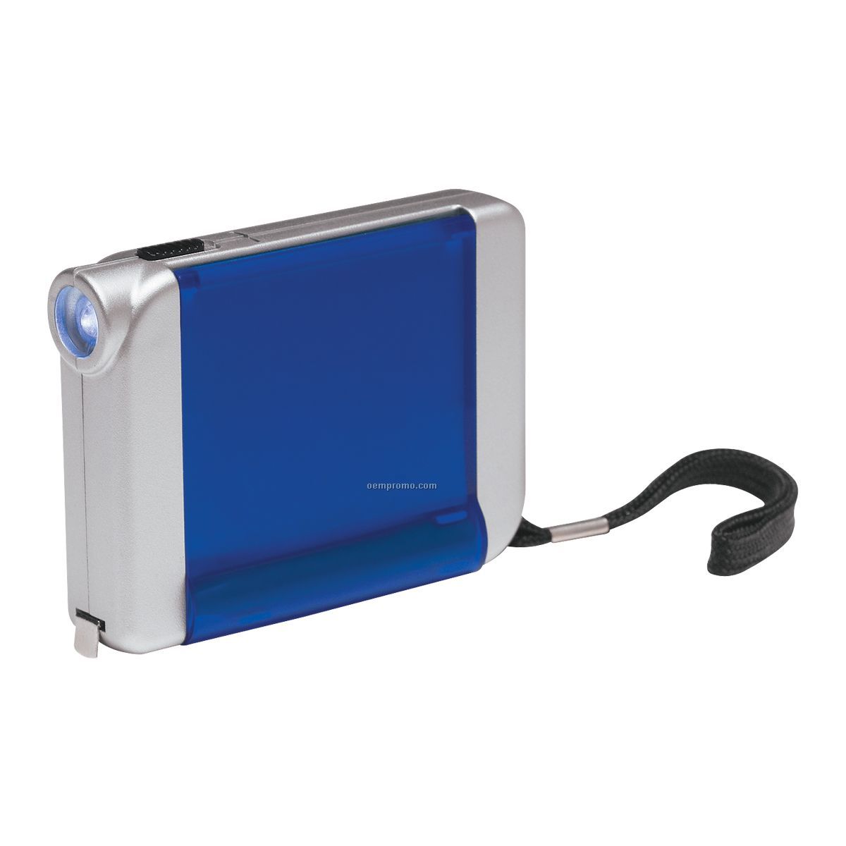 Blue Notepad W/ Tape Measure & Flashlight