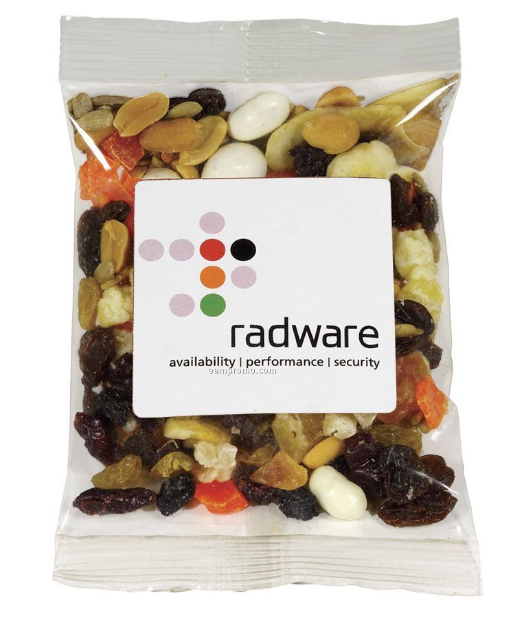 Tropical Trail Mix W/ Clear Cello Packaging (Printed Label)