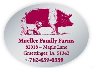 Fasturn Oval Labels (1 1/2"X2")