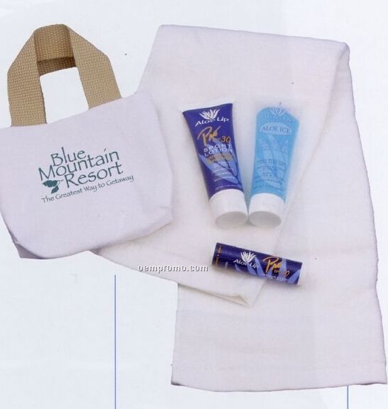 Mini Canvas Bag W/ Towel & Pro Selection Products