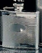 Stainless Steel Flask With Medallion (4 Oz.)