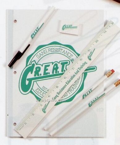 Varsity Kit With Notebook/ Ruler/ Eraser & Pencils