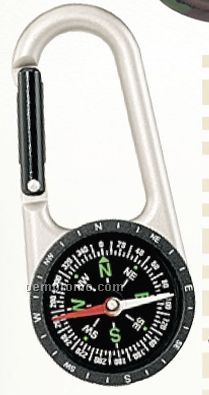 Carabiner With Compass
