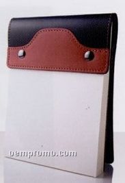 Essential 2-tone Series Small Leather Note Pad Holder