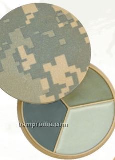 Gi Type 3-color Army Digital Camouflage Face Paint Compact With Mirror