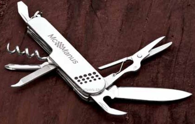 Giftcor 10-function Stainless Pocket Knife