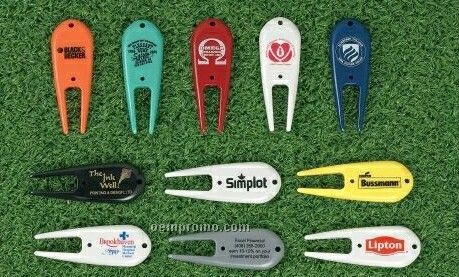 Plastic Divot Tool With 1 Color Imprint