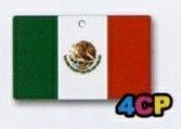 Rectangle Mexican Flag Hanging Air Freshener