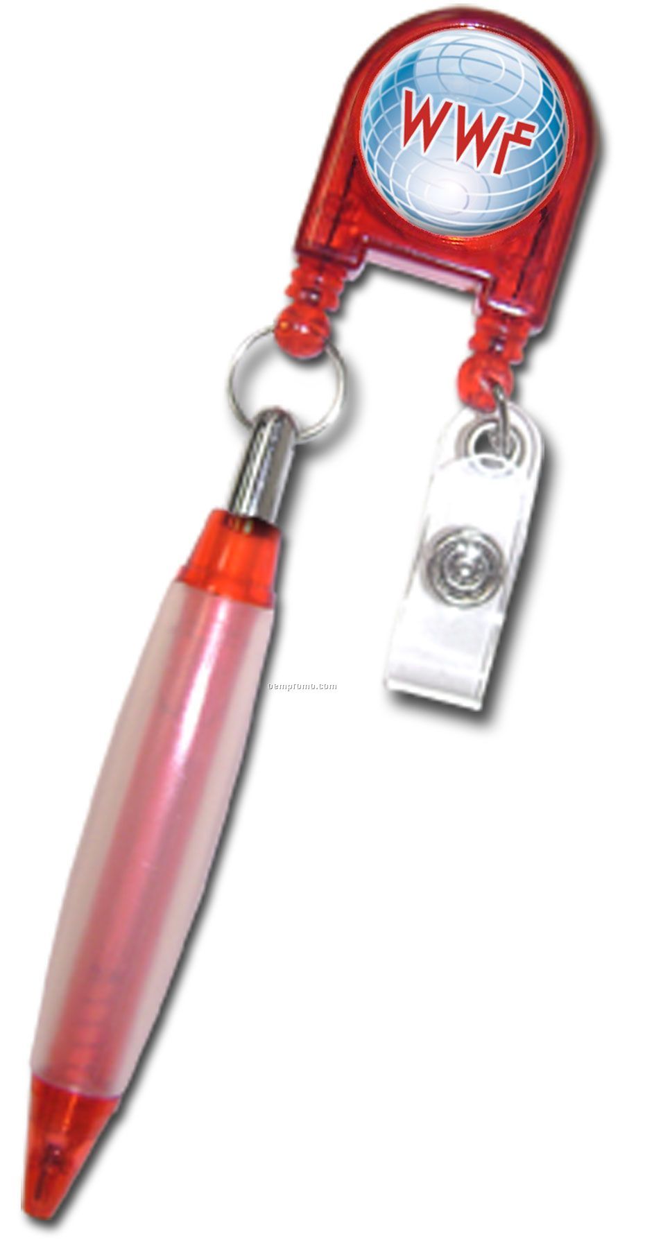 Badge Reel - Dual Reel With Pen