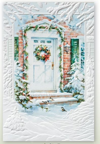 December Morning Recycled Holiday Card W/ Lined Envelope