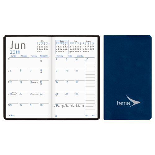 Horizon Pocket 12 Month Stitched Planner In Vinyl Cover