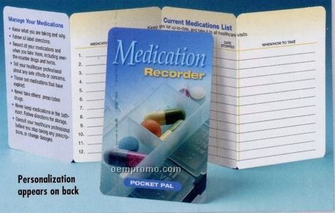 Medication Recorder Pocket Pal (Spanish)