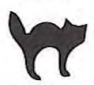 Mylar Shapes Scare-d- Cat (5")