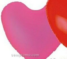 Opaque Pink Inflatable Heart (16 1/2"X15"X2")