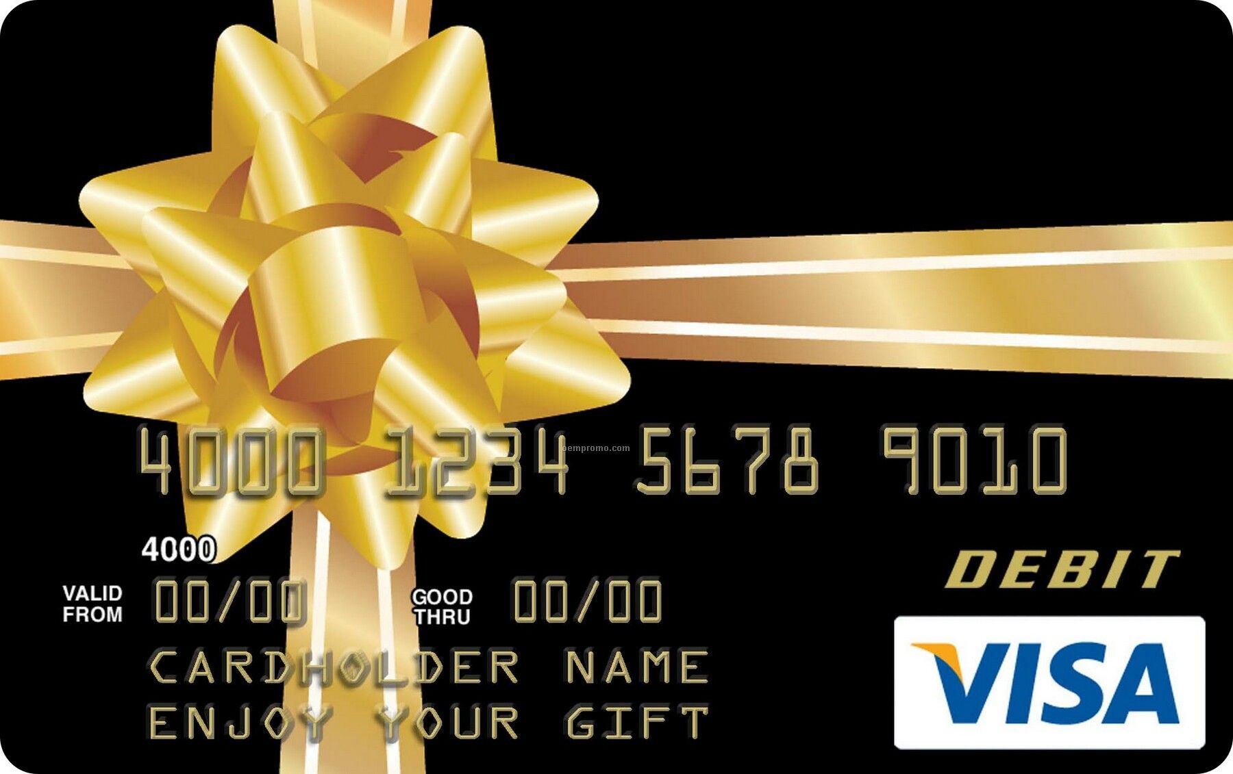 Stock Gift Cards Co-branded With Visa