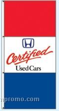 Double Face Dealer Free Flying Drape Flags - Certified Used Cars