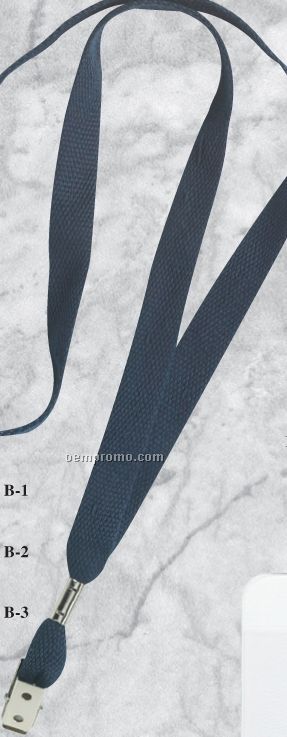 One Ply Cotton Lanyards (5/8" Wide)