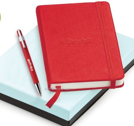 Tempest Retractable Ballpoint And Neoskin Journal Set