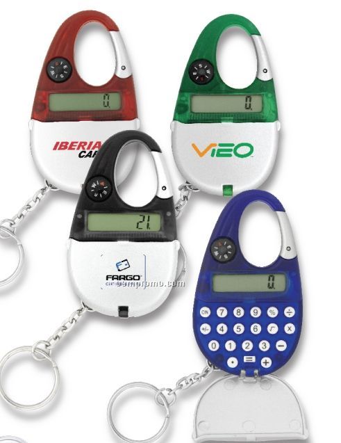 Burios Carabiner Calculator W/ Keychain (Direct Import-10 Weeks Ocean)