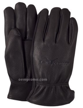 Men's Unlined Premium Grain Deerskin Leather Gloves (S-xl)