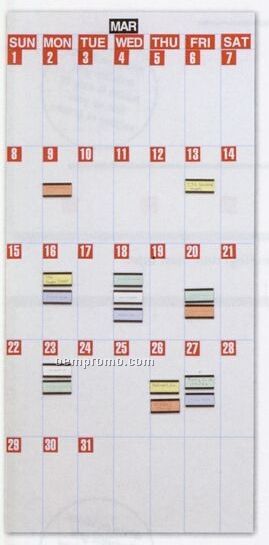 Modular Calendar Board Kit (3 Panel - 48"X18")