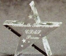 Acrylic Paperweight Up To 12 Square Inches / Star