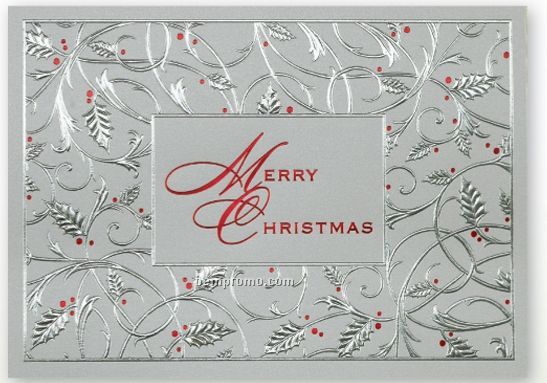 Entwined Christmas Card W/ Lined Envelope