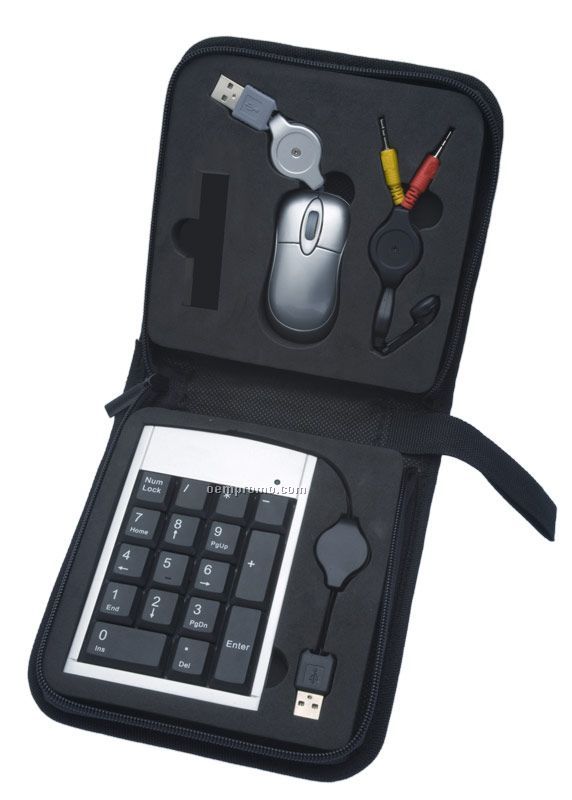 Gigue Tech Set W/ Numeric Keypad & Computer Mouse