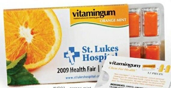 Orange Mint Vitamingum Nutrient-enhanced Chewing Gum