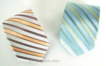 Silk Necktie - Summer Stripe