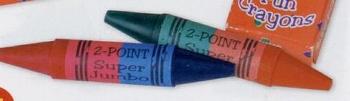 2 Pointed Jumbo Crayons