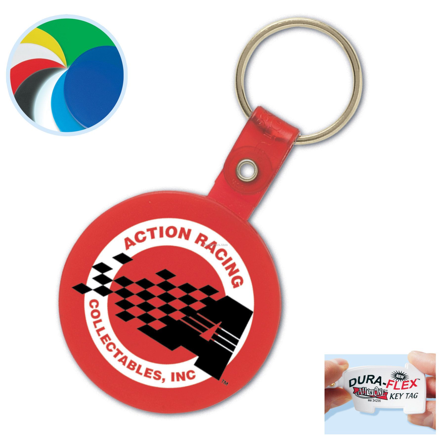 Dura-flex Key Tags - Large Round