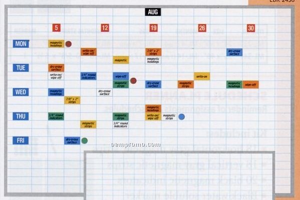 Magnetic Planning Board (24"X36")